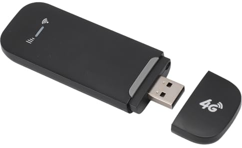 4G LTE USB WLAN Modem, Mobiler WLAN Hotspot mit SIM Kartensteckplatz, Taschenrouter, Unterstützt 10 Geräteverbindungen, für Europa, Asien, Ozeanien, Afrika