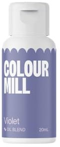 Colour Mill Violet - Next Generation Oil Based Food Colouring for Baking, Decorating, Icing and Cooking Food Dye DIY Slime and Crafts - 20 ml
