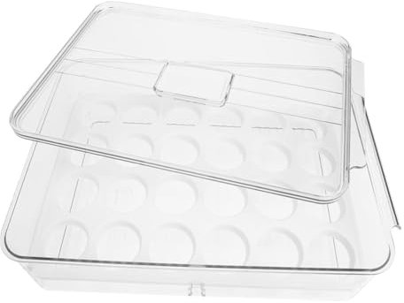 HYKJCSS Huevera Gallina Caja De Almacenamiento De Huevos,Bandeja De Huevos para Refrigerador,Contenedor De Huevos Contenedor De Verduras Bandeja De Huevos Hueveras