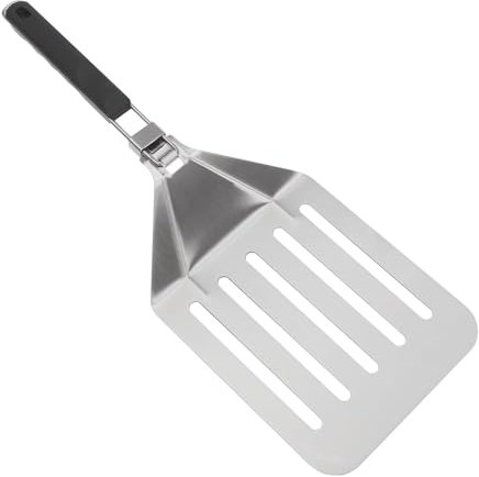 Pelle à pizza en acier inoxydable 430 avec coupe-bascule - Pelle à pizza en métal avec poignée pliable pratique pour four, pâtisserie, pizza, pâte, pain - 62,8 x 30 cm - Pelle à pizza en acier