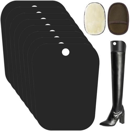 KGGZKG Embauchoirs en plastique réutilisables pour bottes, Noir , 8pcs 14Zoll