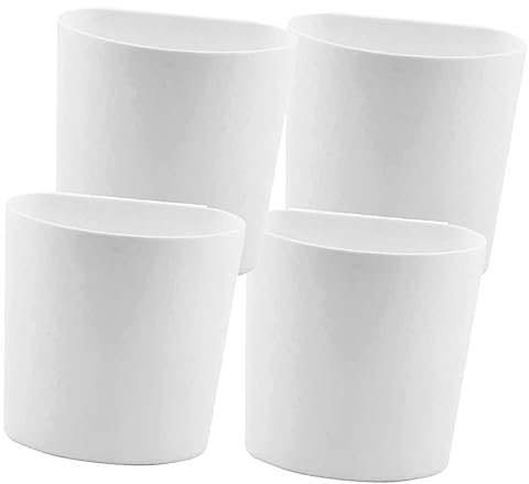 Abaodam 4pezzi Contenitore Per Articoli Vari Da Tavolo in Plastica Pratica Contenitore Per Tatuaggi Durevole Cestino Per Spazzatura Sospeso Facile Da Installare Bidone Sospeso Per Rifiuti