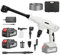 Lambluefly Idropulitrice a Batteria 4.0Ah x2, Max 100 Bar Idropulitrice Professionale con Motore ad Alta Potenza, Idropulitrice Portatile con Ugelli Multifunzione 6-IN-1 per Lavaggio Auto, Irrigazione