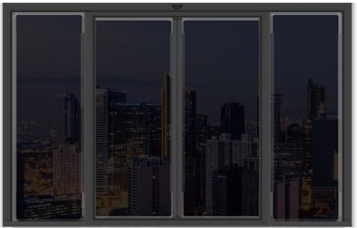 Fensterfolie Blickdicht 120 x 200 cm mit Uv-Schutz Und Hitzeschutz Fenster Sichtschutz Tönungsfolie Fenster Folie Blickschutz für Außen & Innen, Schwarz