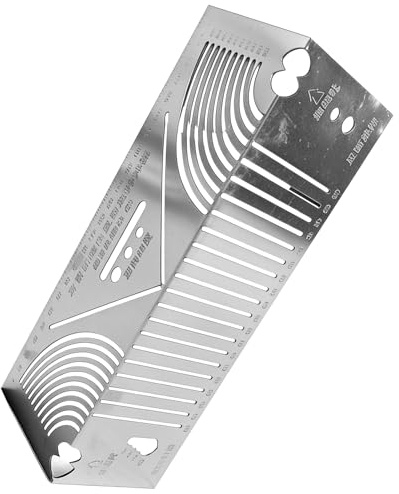 Herramienta de marcado de ángulo de precisión – Aguja de trazado de acero inoxidable, regla paralela ergonómica, herramienta de diseño plegable de 90 ° | Ángulo y para ingeniería, trabajo de