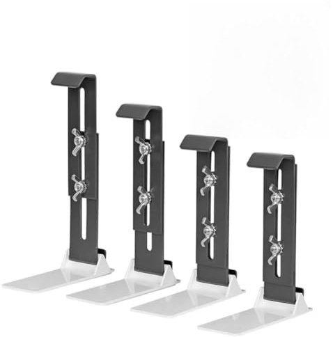 4 soportes ajustables para caja de flores, 4 piezas de acero inoxidable diseñados para un uso duradero con una durabilidad adecuada y un funcionamiento consistente