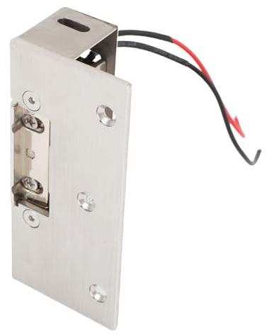 TIKATARER Metal Electric Lock Release Fail Secure, Heavy Duty Electric Door Access Control Device, Adjustable Lock with 12VDC, Ideal for Mortise & Appearance Mounted