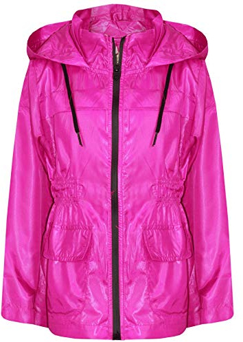 A2Z 4 kids przeciwdeszczowe dla dzieci Wiatrówka Wodoodporna - Raincoat Jacket 448 Pink 9-10