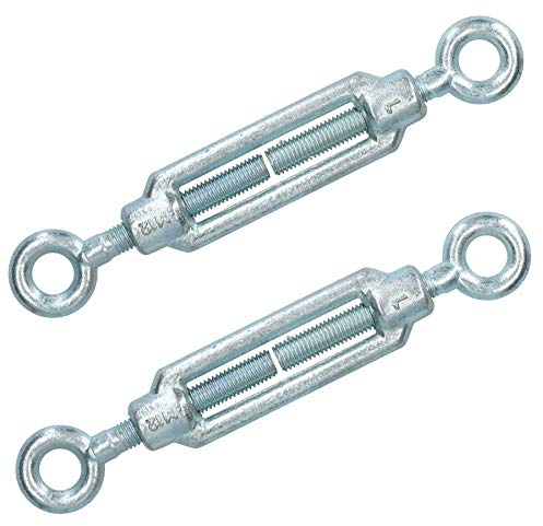 AB Tools Straining Screw/Turnbuckle Eye to Eye Galvanised Rigging M12