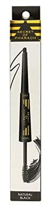 EBIN NEW YORK Secret of Pharaoh Dual Eyebrow Pencil & Mascara Natural Black | 2-in-1 Brow Pencil & Gel | Water-Resistant, Long-Lasting, Natural Finish | Vegan & Cruelty-Free