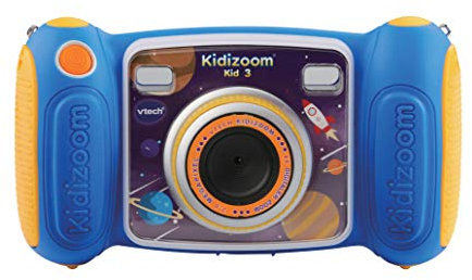Vtech 80-193634 Kidizoom Kid 3 blau, Kinderkamera, Mehrfarbig