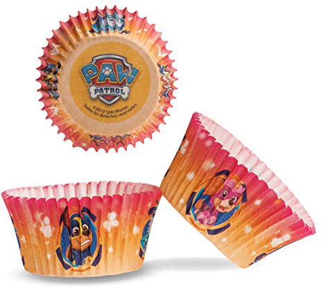 dekora - Pirottini per cupcake, motivo Pat Patrouille, 25 unità