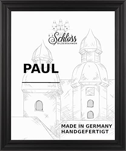 Schloss BILDERRAHMEN Paul 84x119 cm DIN A0, Dekor Schwarz gemasert