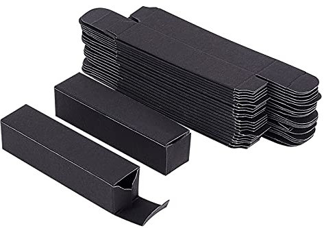 BENECREAT 80 Packung Kraftpapier Lippenstiftbox 8.5x2x2cm Rechteck Festival Geschenkverpackungsboxen Papierbox für Lippenstift Paket