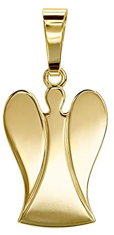 JEVELION Schutz-Engel-Anhänger Gold-Anhänger für Damen, Herren und Kinder Kettenanhänger + Schmuck-Etui und Zertifikat