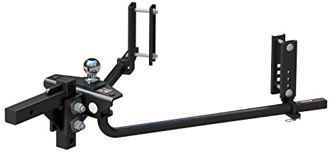 CURT 17601 TruTrack 2P Weight Distribution Hitch with 2X Sway Control, Up to 10K, 2-in Shank, 2-5/16-Inch Ball