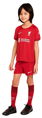 NIKE Unisex 2022/23 säsong officiellt hem spel kit, tuff röd/vit, L UK