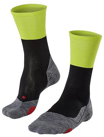 FALKE Unisex Fahrradsocken BC Gravel U So Baumwolle Funktionsmaterial antiblasen 1 Paar, Schwarz Black 3007, 44-45