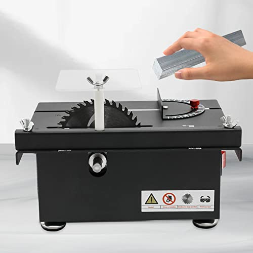 Mini-Tischsäge, 200w 10000 RPM 0-90°Elektrische DIY Holzbearbeitung Cutter Holzsäge, DIY Tischsägen