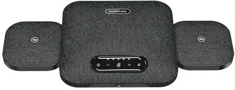 Matosio Octopus Pro2 - Altavoz y micrófono para conferencias con 2 micrófonos inalámbricos, voz a 10 metros, Bluetooth y USB