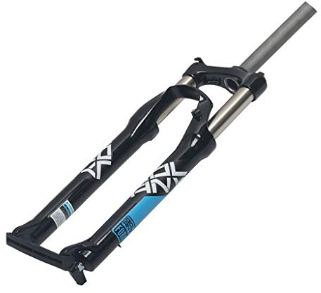 KANGXYSQ MTB Bike Federgabel 26 27,5 29 1-1/8 Federweg 100mm Scheibenbremssäule Linie Schnalle (Color : C, Size : 26INCH)