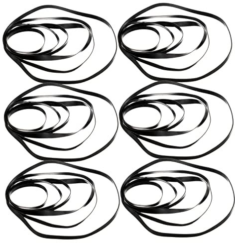 Uonlytech 50 Stück Tonbandgerät-Riemen Kassettenspieler Plattenspieler Kassettenspieler Antriebsriemen Kassettenantriebsriemen Kassettenrekorder-Riemen Cd-Recorder Karate-Gürtel