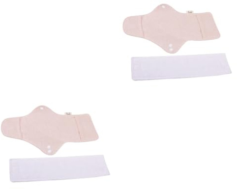 FOMIYES 4 Piezas toalla higiénica portátil toallitas wc pastillas wc bragas mama panty liners calzoncillos toalla sanitaria de tela toallas menstruales de algodon lavable Toalla tía