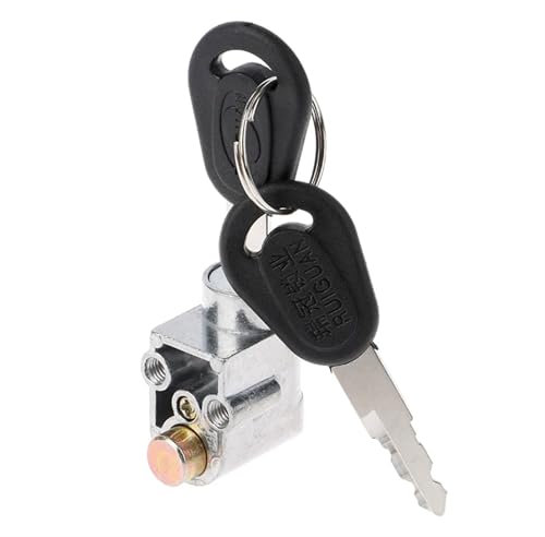 Blocco Accensione Per Motocicletta Bici Elettrica Scooter E-bike Blocco Accensione Batteria Pacco Di Sicurezza Scatola Serratura + 2 Chiavi Blocchetto Accensione