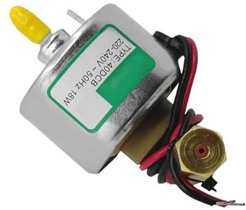 Professionelle Ölpumpe für Nebelmaschinen 18w 220v, Ersatzteil | Metall, Silberfarben, Einfache Installation, Robust und Zuverlässig für Bühnenauftritte und Showeinsatz