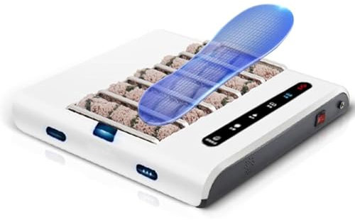 Vituord Electric Sole Cleaning Machine, Waterless Shoe Sole Cleaner Polisher, with Automatic Sensor 260 Rpm, 1000 Pa Suction, Rechargeable, No Water Cleaning, for Home Hotel Entrance