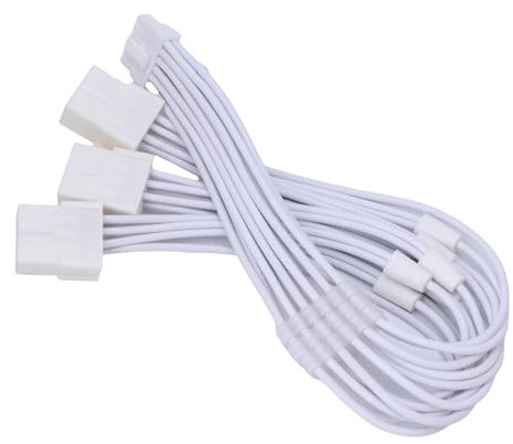 NONGYU Cable de alimentación modular de CPU de 8 pines hembra a 12VHPWR PCIE 5.0 de 16 pines ATX3.0 de 600 W para cable de tarjeta gráfica RTX40 Seris 4090