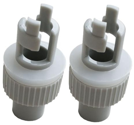 ibasenice 2stücke Schlauchboot-luftventil-Adapter Für Kajaks Und Aufblasbare Artikel Düsen-luftpumpen- Schnellanschluss-aufblasadapter PVC-fertig Kompaktes Design Für Einfachen Transport