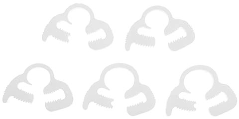 LIFKOME 50 Piezas Abrazaderas de Plástico para Manguera Clips de Sujeción Ajustables para Resistentes al Agua Aceite Fáciles de Instalar y Manipular