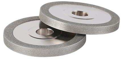 1 disco abrasivo diamantato elettrodeposto da 100 mm for carburo di tungsteno - forma piatta 1A1, disco abrasivo di precisione(200Grit)