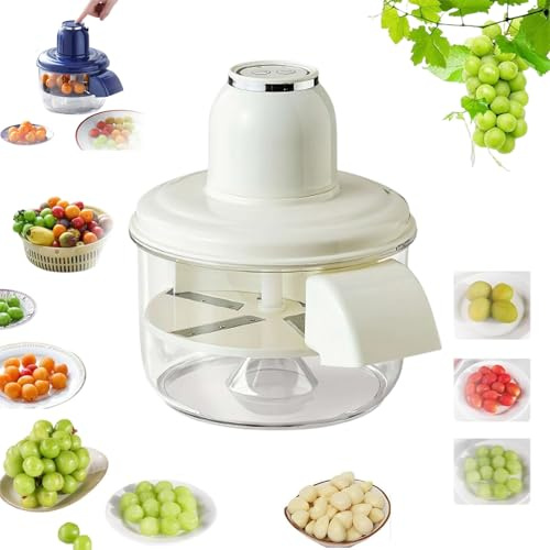 Sbucciatrice elettrica per uva, 2025 nuovo sbucciatore automatico per pomodoro piccolo, pelapatate multifunzionale ricaricabile per uva, ciliegia, pomodori, per uso commerciale, cucina domestica