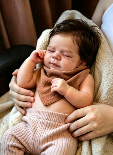 Zero pam Realistische Reborn Puppen,Reborn Baby Junge 18 Zoll 48 cm, Puppe Vollsilikon Lebensechte Baby,Puppen Realistisch Newborn Babys,Real Life Babys Silikon Babypuppen,Reborn Puppe