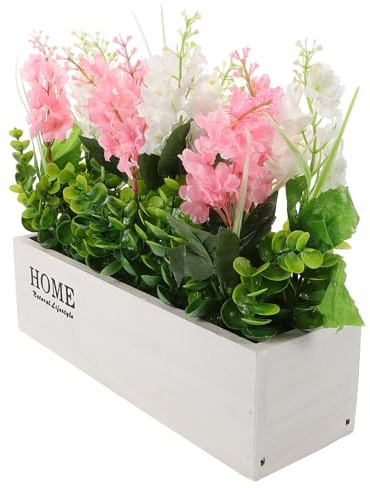 MAGICLULU 1pcs Artificial Potted Plants Faux Hyacinth Silk Fabric with Realistic Appearance Elegant Pot Design Versatile Decoration No Need for Watering Home Decor Table Centerpiece