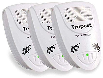 JoltPests Trapest Intérieur lutte contre les nuisibles, les rongeurs et les insectes électromagnétiques à ultrasons et électromagnétiques - Appareil répulsif pour la maison, le bureau, la chambre
