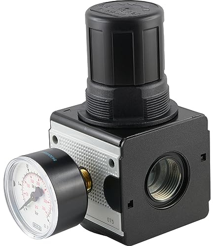 Fittingteile - Druckregler Baureihe 2-8700 l/min - Druckminderer Druckluftregler (Gewindegröße: G 1/2 - Druckregelbereich: 0,1-3 bar)
