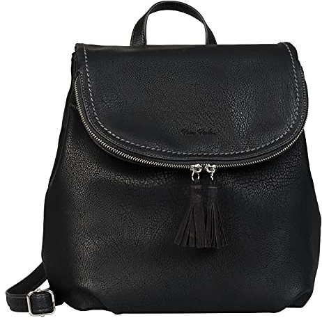 TOM TAILOR bags Lari Damen Rucksack Backpack, 11 L Schwarz
