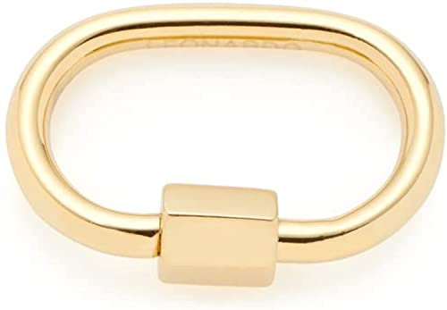 JEWELS BY LEONARDO Joker Clip & Mix Lora • Zwischen-Ring aus goldfarbenem Edelstahl • perfekt zum Einhängen von Anhängern oder verlängern von Basic-Ketten • Schmuck Geschenk für Frauen • 021818