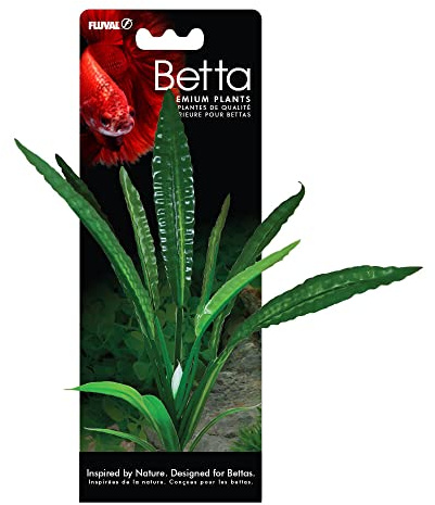 Fluval Betta Water Trumpet Plastic Plant, Plastic Plant Aquarium Decoration