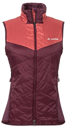 VAUDE Insulating vest with Primaloft filling, women's sports vest with stretch inserts, water-repellent and breathable - ideal for ski tours and trekking