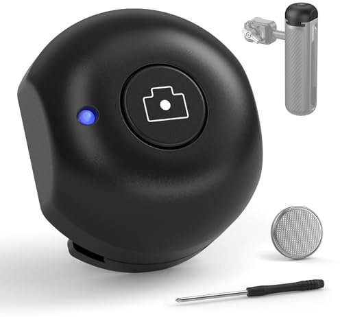 NEEWER Cold Shoe Abdeckung für PA045E Bluetooth Auslöser Seitengriff, ABS + PC Kaltschuh Schutz mit CR2032 Ersatz Knopfzellenbatterie und Kreuzschlitz Schraubendreher, RT005E