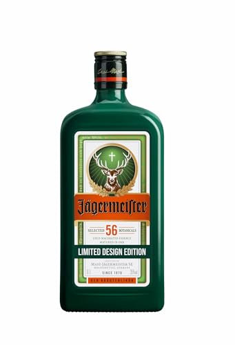 Jägermeister Pantone Herbal Green 70cl - Special Pack Limited Edition Design. Liquore a base di 56 Botaniche. Da servire ghiacciato. 35% Vol.