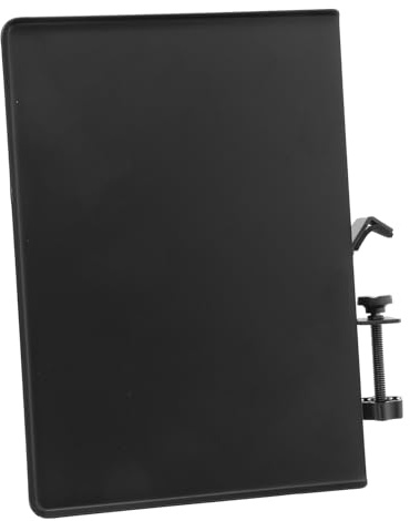 LRXIYODE Soundkartenhalter aus Schwarzem Kunststoff mit Sicherer Klemme für Mikrofonständer Robust und Bruchfest für Live Übertragungen und Bühnenauftritte