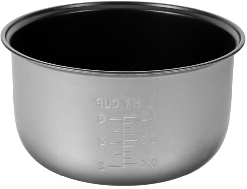 STOBAZA - Recipiente interior de la olla de arroz para el revestimiento de estufa reutilizable 21.00 x 21.00 x 11.00 cm para arroz y sopa