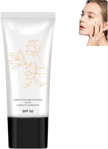 Koreanische farbwechselnde CC-Creme, koreanische CC-Creme mit LSF 50, korrigierende Creme mit voller Deckkraft, leichter Hautperfektor getönte Feuchtigkeitscreme (1 PCS)