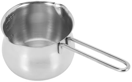 Casserole antiadhésive pour lait, chocolat, beurre fondu, chauffe-plat, petite casserole à fromage avec becs verseurs
