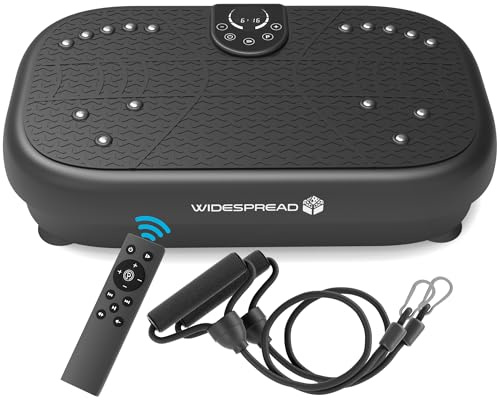 Vibration Plate Exercise Machine, Full Body Shaker Workout Vibrate Stand Shake Board Gym for Fat Burner and Weight Loss
